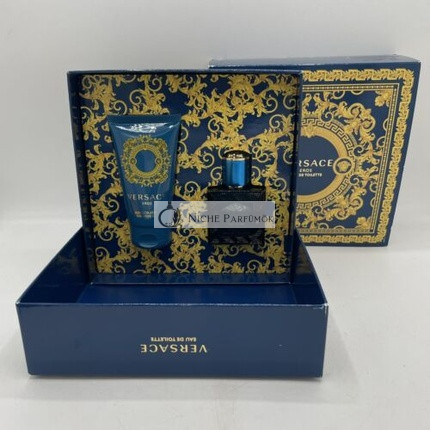 Versace Eros Eau De Toilette 30ml und erfrischendes Duschgel 50ml
