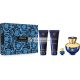 Versace Dylan Blue Eau de Parfum nőknek, 100 ml, Mini 5 ml, Tusfürdő 100 ml, Testápoló 100 ml