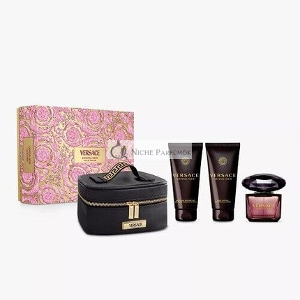Versace Crystal Noir 90 ml EDP Spray Geschenkset