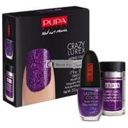 Köröm Művészeti Készlet - Crazy Lurex Lila