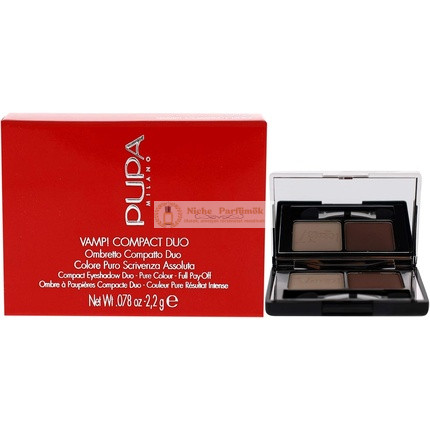 PUPA Vamp! Compact Duo szemhéjpúder 005 Tejcsokoládé