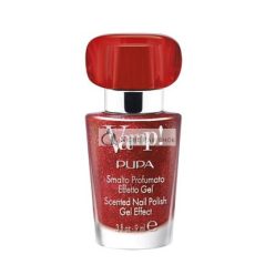   Pupa Vamp! Illatos Gél Hatású Körömlakk Csillogó Kiadás 206 Ünnepi Piros