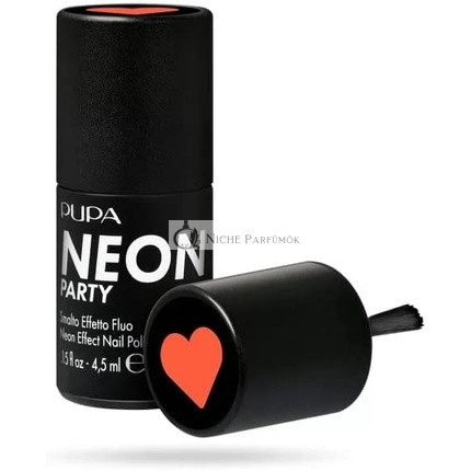 Pupa Neon Party Fluoreszcens Hatású Körömlakk 600 Miami Beach Coral