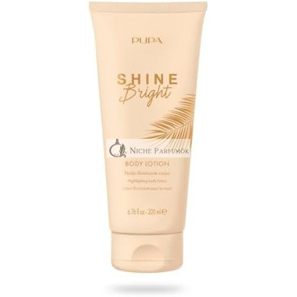 Pupa Shine Bright Világító Testápoló 200ml