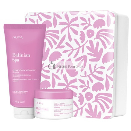 Pupa Balinese Spa Készlet 1 Koncentrált Puha Testápoló Krémmel 150 ml és Tusfürdő Krémmel 300 ml
