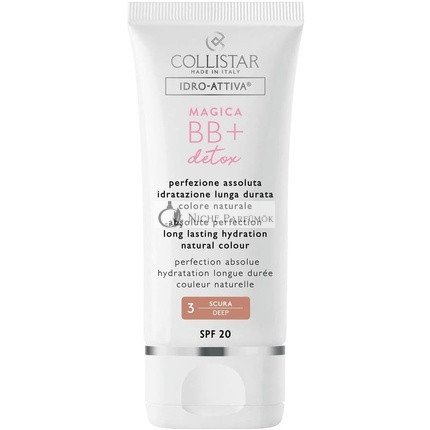Collistar Idro-Attiva Magica BB+ Detox Sötét Világos Krém BB Hatással, 50ml