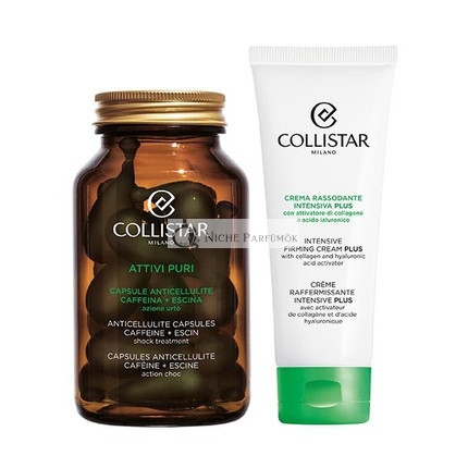 Collistar Anti-cellulit feszesítő sokk rutin intenzív feszesítő krém plusz 75 ml, koffein escin 14 kapszula