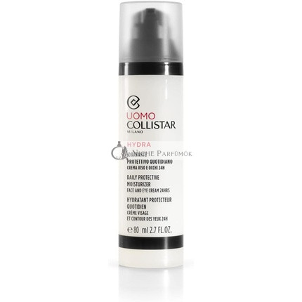 Collistar Hydra Uomo Napi Védő Hidratáló Krém Arcra és Szemre, 80ml