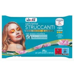 IDROFIL Sminklemosó Kendő 20 db Micellás Víz