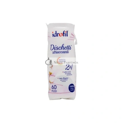 Idrofil Srl Idrofil 2 az 1-ben Sminklemosó Párnák - 60 Darab