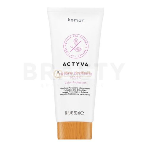Kemon Actyva Colore Brilliante Mask tápláló maszk festett hajra 200 ml