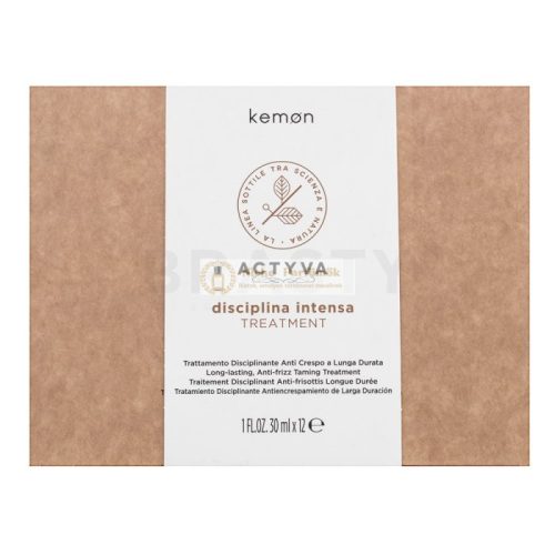 Kemon Actyva Disciplina Intensa Treatment tápláló maszk durva és rakoncátlan hajra 12 x 30 ml