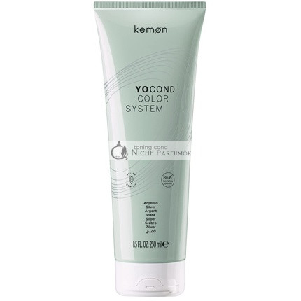 Kemon Yo Cond Silver Reflective Klimatisierendes Mittel mit natürlichem Ursprung, mit Joghurt-Extrakt und beruhigenden Pflanzen, 250ml