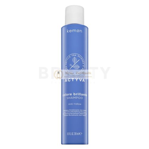 Kemon Actyva Colore Brillante Anti-Yellow Shampoo neutralisierte Shampoo für blondes Haar 250 ml