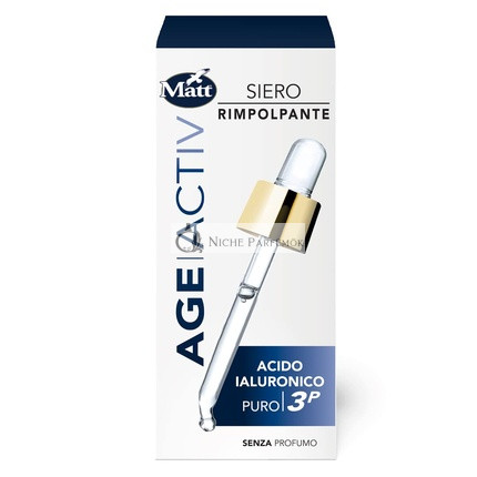 Matt Age Activ Viso Középpontú Rimpolpáló Elixír Tiszta Hialuronsavval 30ml Üveg