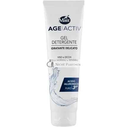 Matt Divisione Cosmetica AGEACTIV Reinigungsgele mit Hyaluronsäure, 150ml