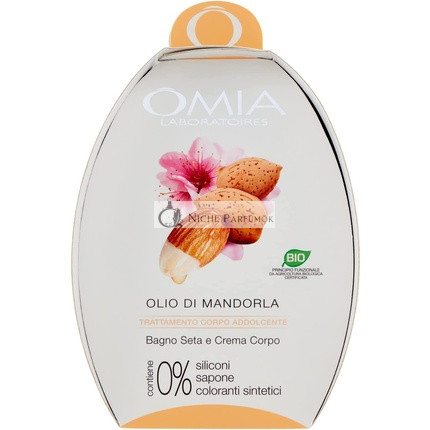 Omia Mandula Testolaj Testápoló Krémmel és Regeneráló Emollienssel - Bőrgyógyászatilag Tesztelt