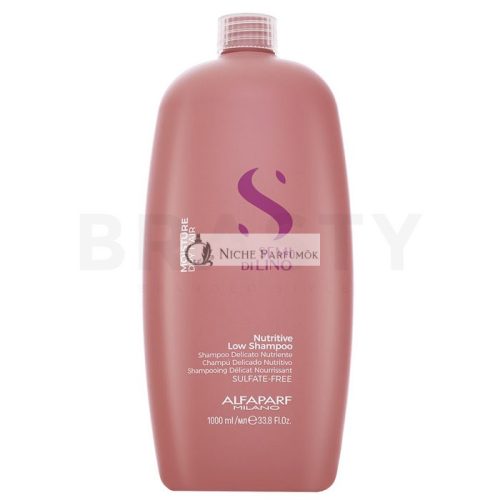 Alfaparf Milano Semi Di Lino Moisture Nutritive Low Shampoo Pflegeshampoo für trockenes Haar 1000 ml