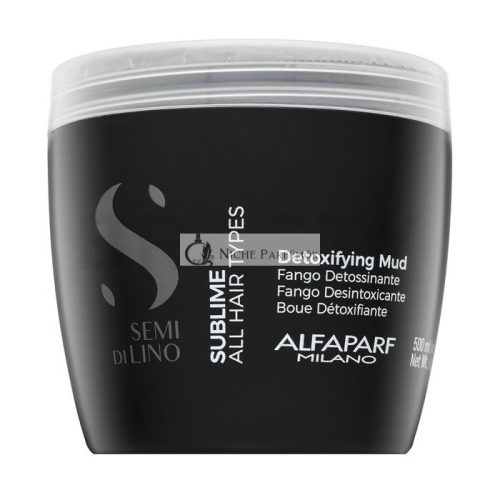 Alfaparf Milano Semi Di Lino Sublime Detoxifying Mud Hydratations-Reinigungscreme für alle Haartypen 500 ml