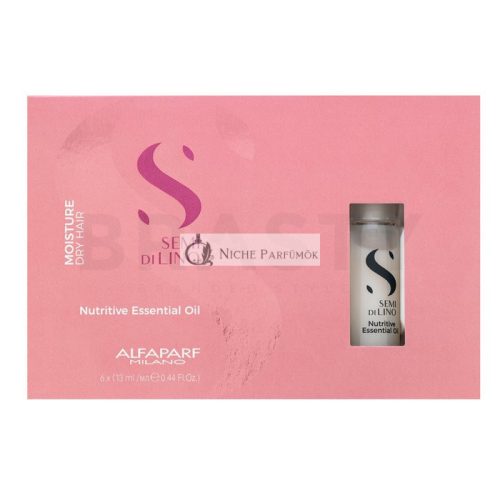 Alfaparf Milano Semi Di Lino Moisture Nutritive Essential Oil olaj nagyon száraz és sérült hajra 6 x 13 ml