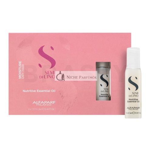 Alfaparf Milano Semi Di Lino Moisture Nutritive Essential Oil olaj nagyon száraz és sérült hajra 6 x 13 ml