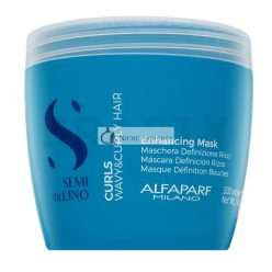   Alfaparf Milano Semi Di Lino Curls Enhancing Mask pflegende Haarmaske Für den Glanz lockiger und krauser Haare 500 ml