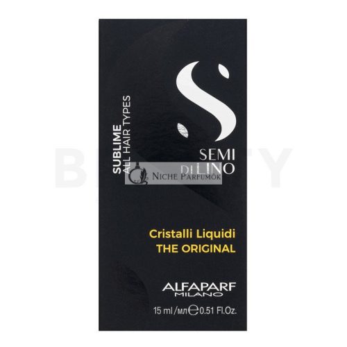 Alfaparf Milano Semi Di Lino Sublime Cristalli Liquidi The Original olaj puha és fényes hajért 15 ml