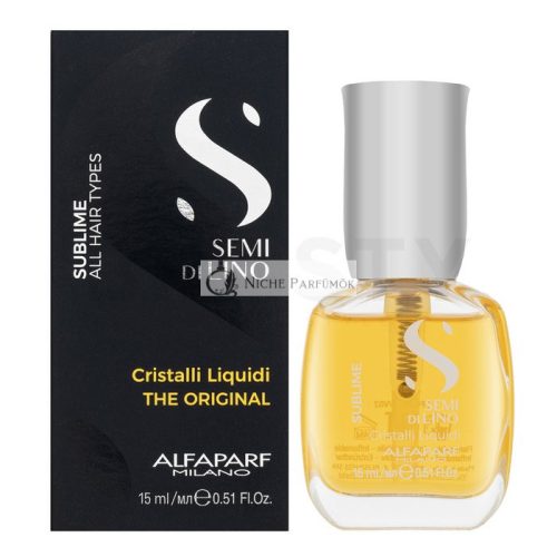 Alfaparf Milano Semi Di Lino Sublime Cristalli Liquidi The Original olaj puha és fényes hajért 15 ml