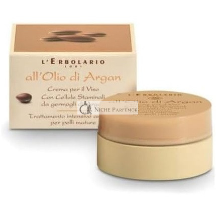 L'Erbolario Arganölcreme für das Gesicht, intensive Anti-Aging-Behandlung für reife Haut