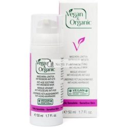   Vegan & Bio Beruhigende Maske für Empfindliche Haut, Gegen Rötungen, Gegen Hautalterung 50ml