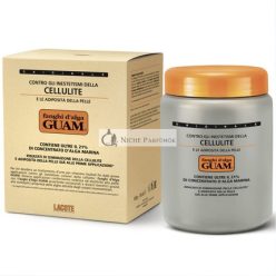   Guam Anti Cellulite Forró Tengeri Hínár Iszap Eredeti Formula Testformáló Testpakolás, 1000g
