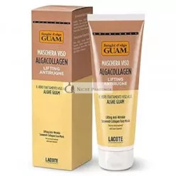   Guam Algacollagen Lifting Anti-Falten Gesichtsmaske mit Rosa Ton und Guam-Algen, Anti-Aging-Effekt, Hergestellt in Italien, 75ml