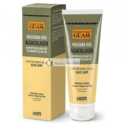 Guam Algacollagén Firmáló és Tonizáló Arcmaszk Zöld Agyaggal és Guam Algával, 75ml - Olaszország