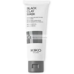   KIKO Milano Schwarze Tonmaske mit Aktivkohle und schwarzem Ton, reinigende matte Gesichtsmaske