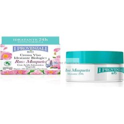   I Provenzali Organikus Hidratáló Arckrém Csipkebogyóval és Növényi Hialuronsavval, 50ml