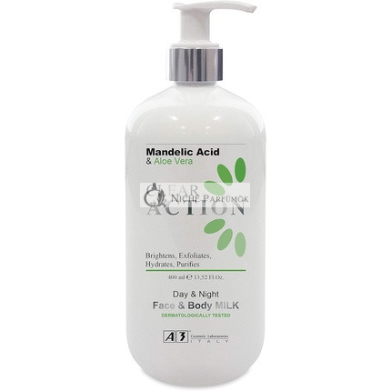 A3 Klare Action Milch mit Mandelsäure und Aloe Vera, 400ml