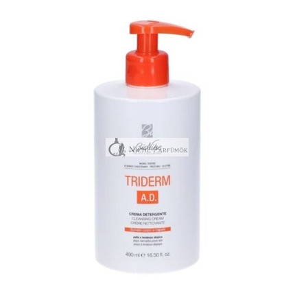 Bionike Triderm Ad Tisztító Krém Atópiás Bőrre, 490ml