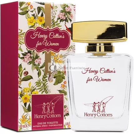 Henry Cotton's Damen Eau de Toilette mit Fruchtigem, Blumigem und Süßem Duft, Hergestellt in Italien, 50ml