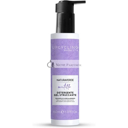 Naturaverde Upcycling Blaubeer Gesichtsreinigungs-Gel mit Cranberry-Extrakt und Hyaluronsäure, 150ml