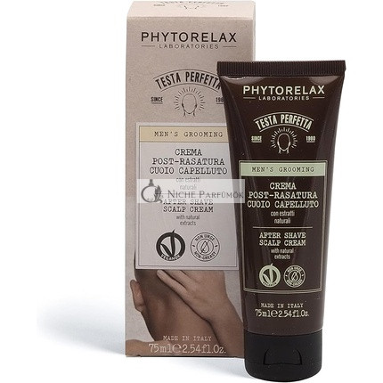 Phytorelax Laboratories Perfekte Kopfbehandlung für Männer Nach der Rasur Kopfhautcreme 75ml