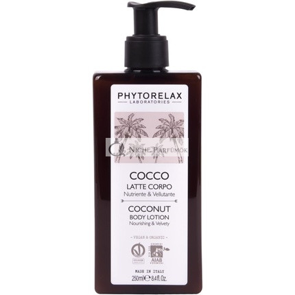 Phytorelax Laboratories Cocco Vegán & Organikus Latte Testápoló, 250ml