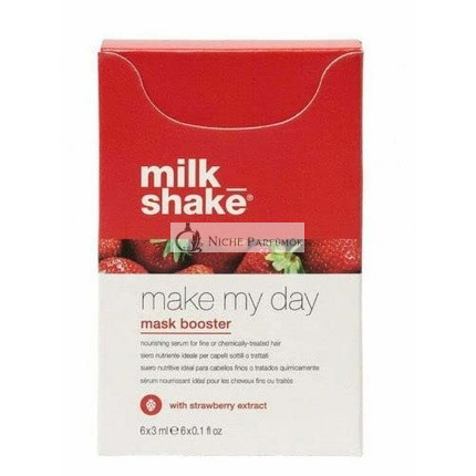 Milk Shake Make My Day Maskenbooster mit Erdbeerextrakt, 6 x 3ml