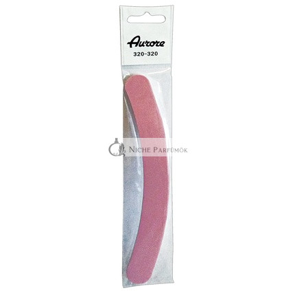 Aurore Professional Pink Banana Körömreszelő Manikűr/Pedikűrhez, Kétoldalas Abrasív