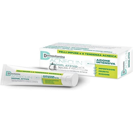 Dermovitamina Acneclin Aktives Gesichtshydrogel Intensive Wirkung bei Akneanfälliger Haut, 40ml
