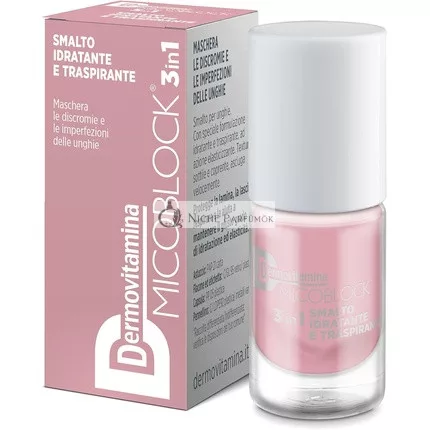 Dermovitamina Micoblock 3 az 1-ben lélegző körömlakk, Nude