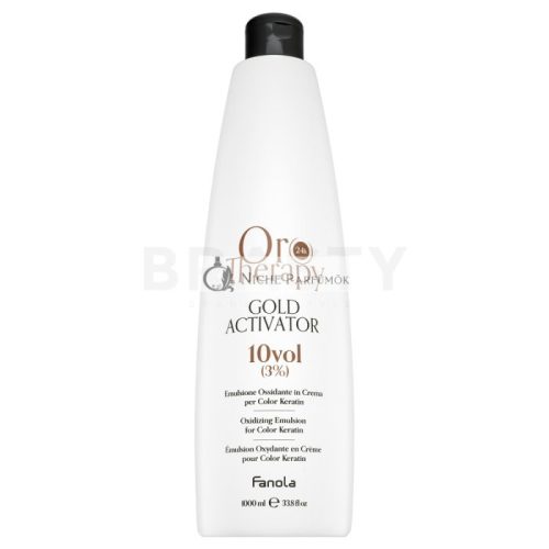 Fanola Oro Therapy 24k Gold Activator Oro Puro fejlesztő emulzió minden hajtípusra 3% 10 Vol. 1000 ml