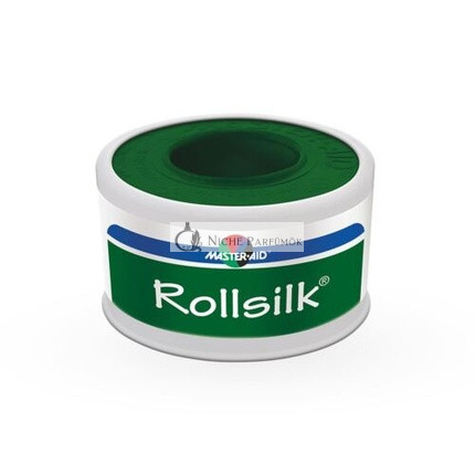 Master-Aid Rollsilk Fehér Selyem Tapasz 5cm x 1.25cm