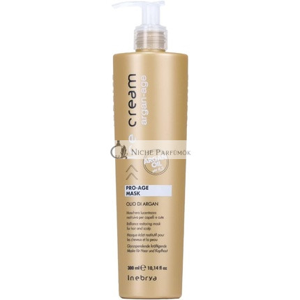 INEBRYA Ice Cream Argan Anti-Aging Maske, 300ml Sonnenblume