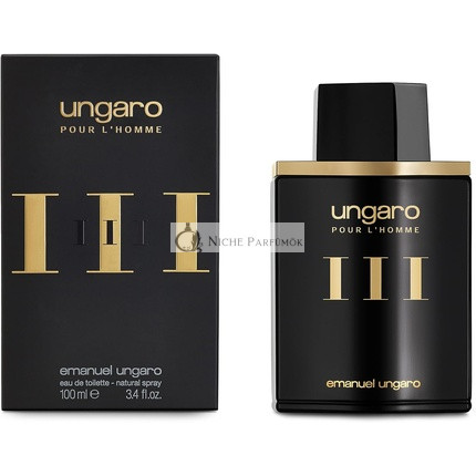 Emanuel Ungaro Homme III Eau de Toilette férfiaknak, 100ml