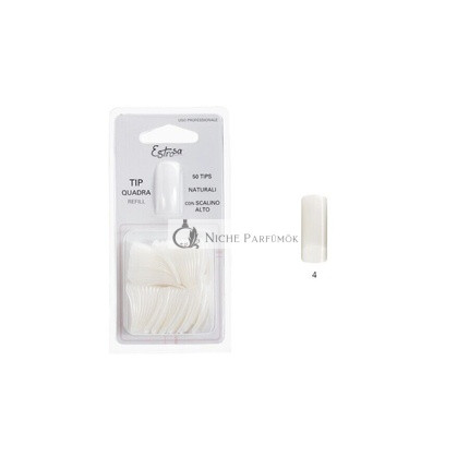 Natürliche Nagelspitzen + Schritt Nr. 4 50 Stück 7554